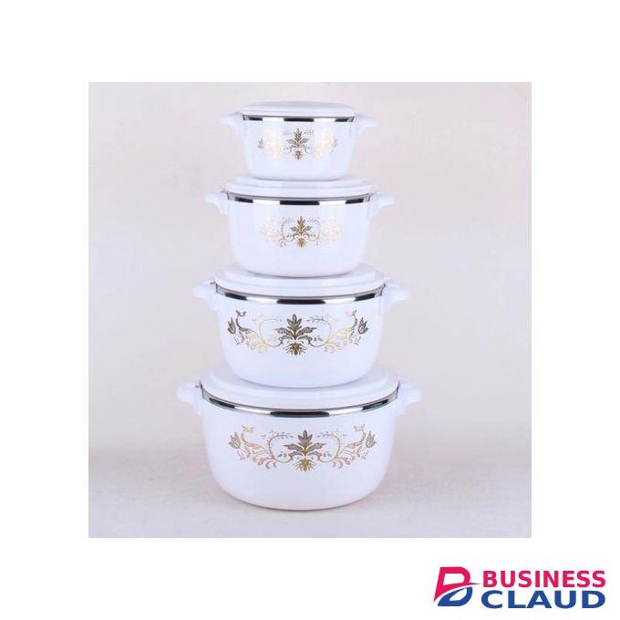 Casserole 4 Pcs Insulated Hotpots Set.