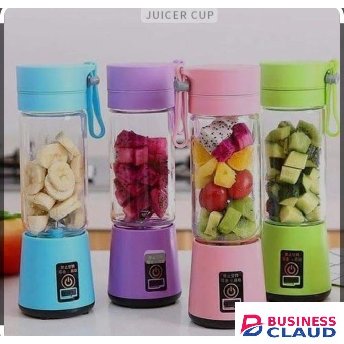 Stainless Steel Portable Electric Fruit Maker Bottle Cup Handheld USB Rechargeable Fruit Blender