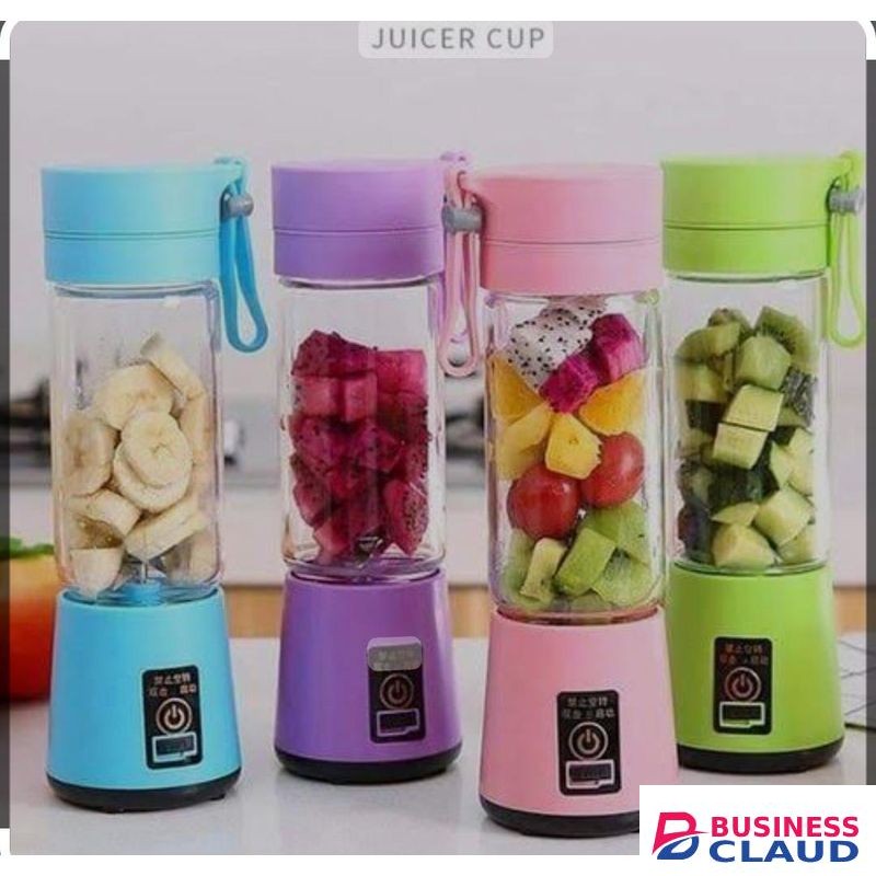 Stainless Steel Portable Electric Fruit Maker Bottle Cup Handheld USB Rechargeable Fruit Blender