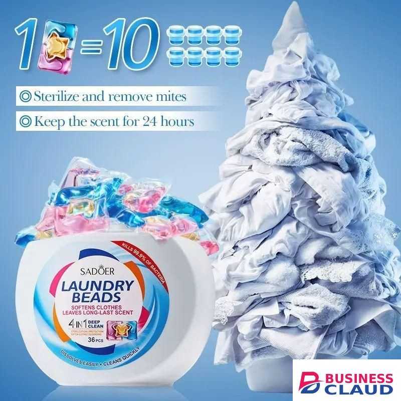 SADOER 4-in-1 Deep Clean Laundry Beads.