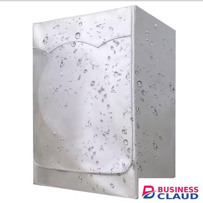 Front Load Washing Machine Cover 10kg Capacity Heavy Duty Waterproof Dustproof Protector for Home Laundry Appliances Durable Long Lasting All-Weather Protection