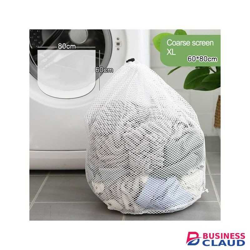 Large Thicken Mesh Protect Clothing Washing Heavy Duty Laundry Drawstring Bag