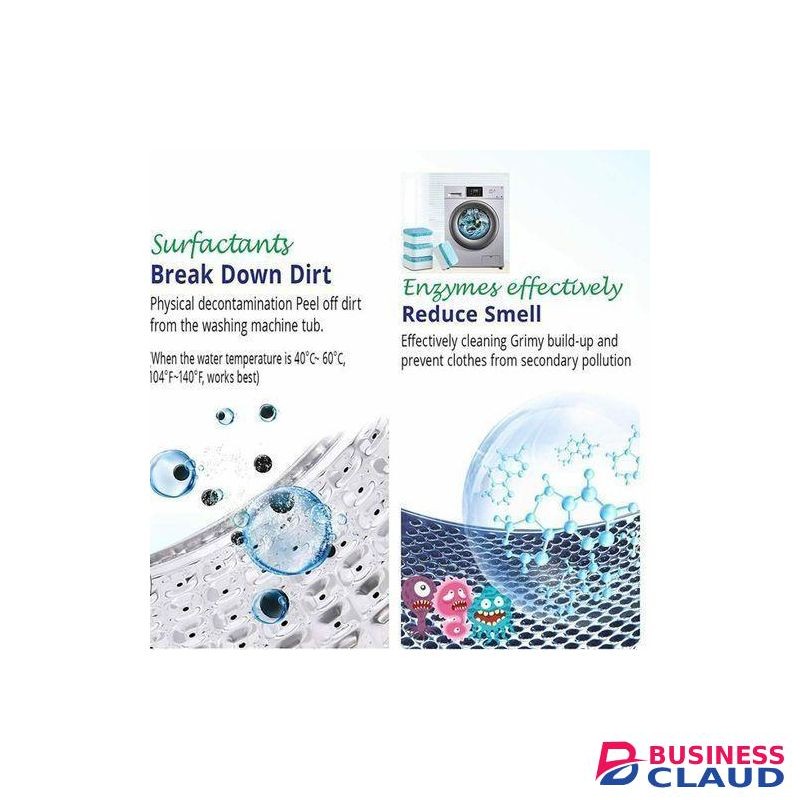 YANYUNLE Washing Machine Cleaner – 24 Cleaning Tablets (2 Boxes) ✅ Deep Clean Formula ✅