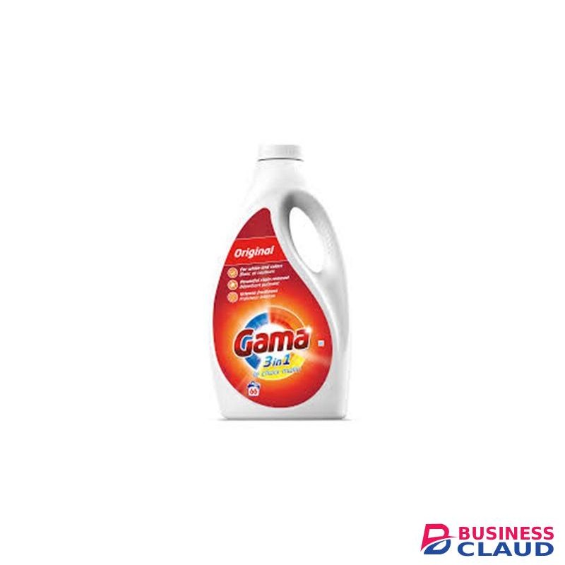 Gama Laundry Liquid Regular 3L – 66 Washes + Free Gift