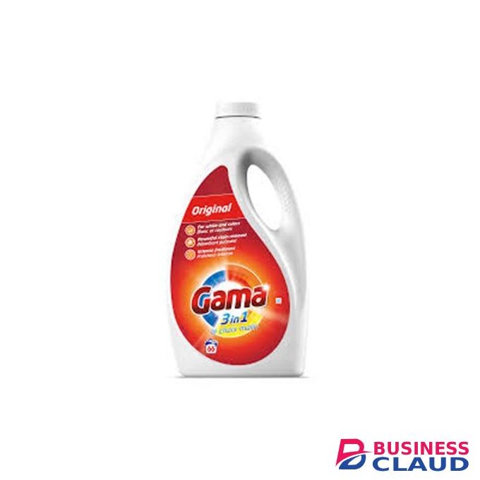 Gama Laundry Liquid Regular 3L – 66 Washes + Free Gift