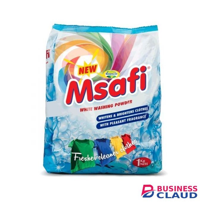 Msafi Washing Powder 500g – Dazzling Bright Detergent for Hand & Machine Wash