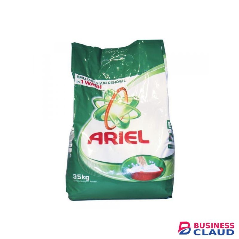 Ariel Concentrated Laundry Powder 3.5Kg Stain Removal Expert Long-Lasting Freshness For Whiter Whites & Brighter Colours