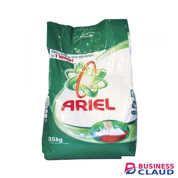 Ariel Concentrated Laundry Powder 3.5Kg Stain Removal Expert Long-Lasting Freshness For Whiter Whites & Brighter Colours