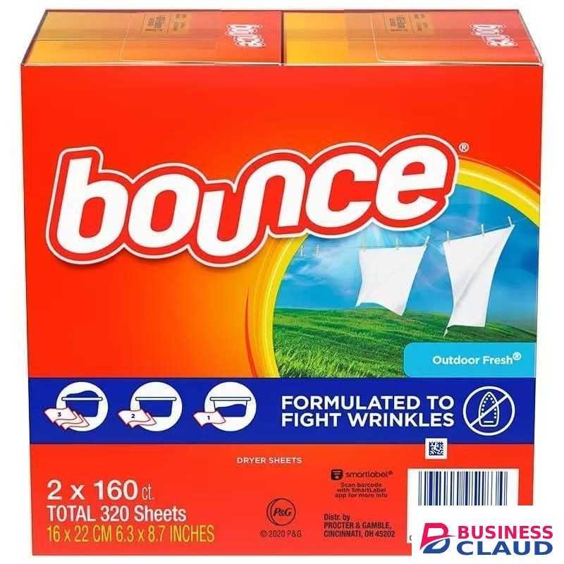 Bounce Dryer Sheets outdoor fresh scent formulated to fight wrinkles(320 ct.