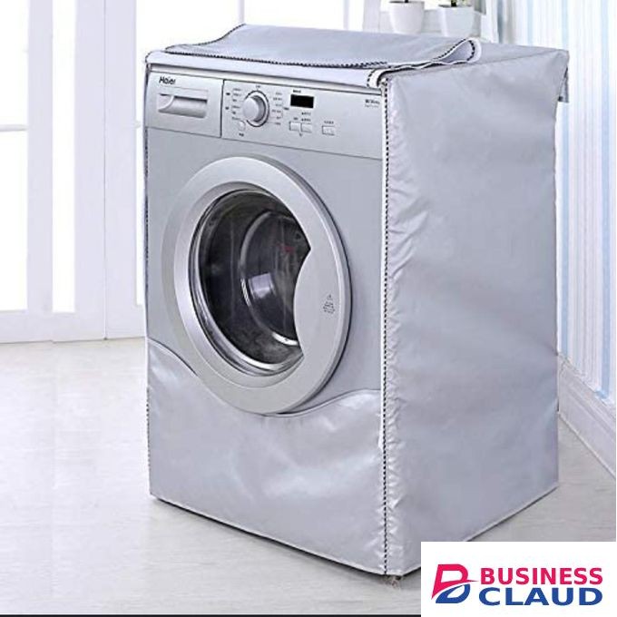 Front load washing machine cover organizer