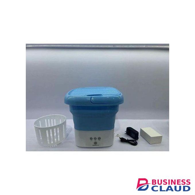 Collapsible mini washing machine with dryer