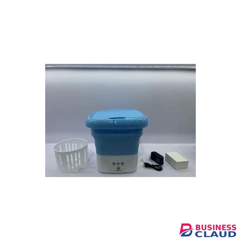 Collapsible mini washing machine with dryer