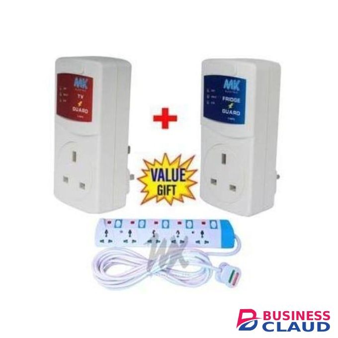 MK QUALITY HOME BEST FRIDGE GUARD +TV GUARD+ FREE 5 WAY POWER EXTENSION-BLUE
