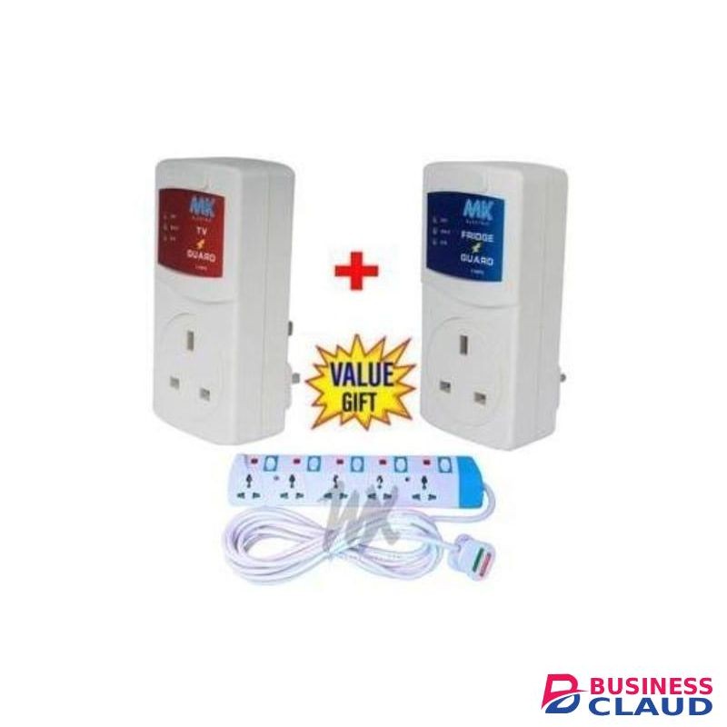 MK QUALITY HOME BEST FRIDGE GUARD +TV GUARD+ FREE 5 WAY POWER EXTENSION-BLUE