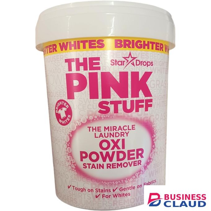 THE PINK STUFF Oxi Powder Laundry Stain Remover Oxygen Based From Stardrops, Makers Of Miracle Cleaning Paste