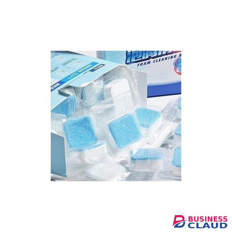 24pcs Laundry Effervescent Tablets Washing Hine Effervescent Tablets Cleaner Laundry Deep Cleaning Remove Odor Deconta Nation Tablets(24 pcs)