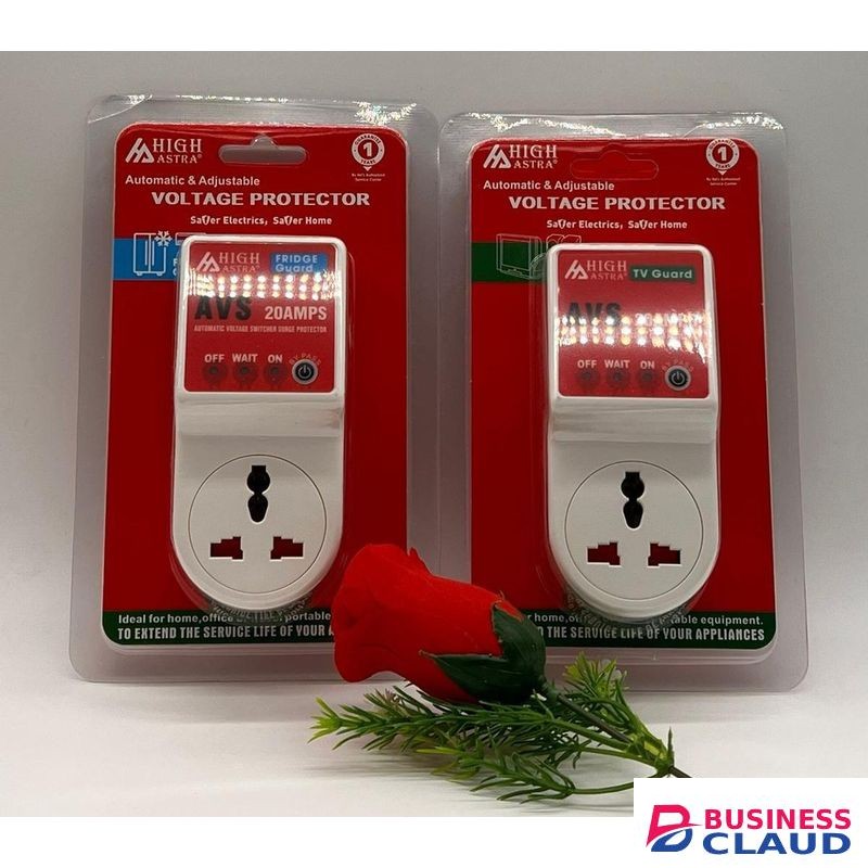 Astra Automatic & Adjustable Voltage Protector - Over/Under Voltage Surge Protector For Home Appliances (Fridge Guard/TV Guard)