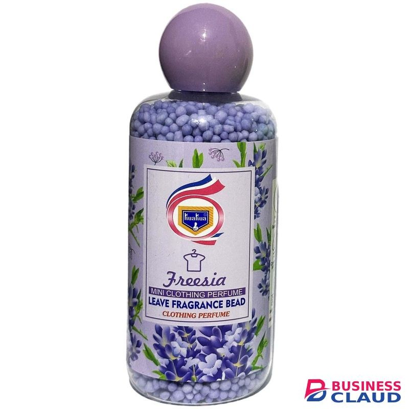 KUAKUA 240g Freesia - Washing Machine Laundry Fragrance Beads Perfume Leave Pods Booster Scent Softener Clothing Clean Detergent Diffuser Clothes