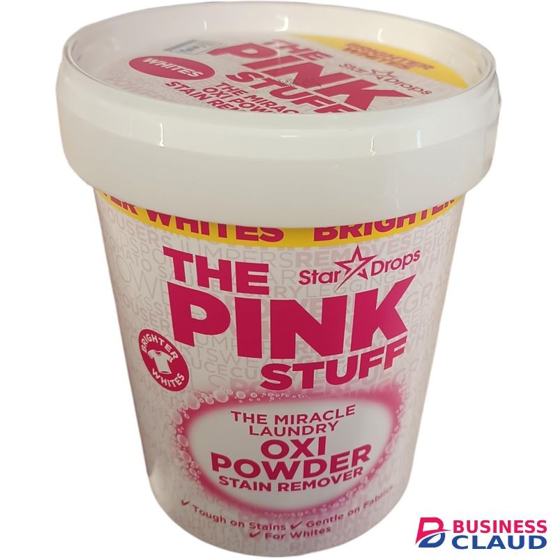 THE PINK STUFF OXI POWDER Laundry Stain Remover Astonishing Oxygen Oxi Active Based Stardrops Product ,