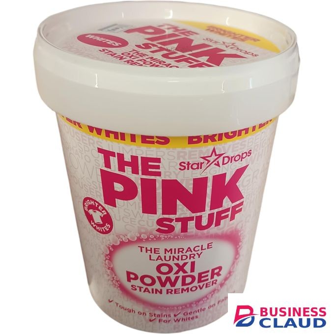 THE PINK STUFF OXI POWDER Laundry Stain Remover Astonishing Oxygen Oxi Active Based Stardrops Product ,
