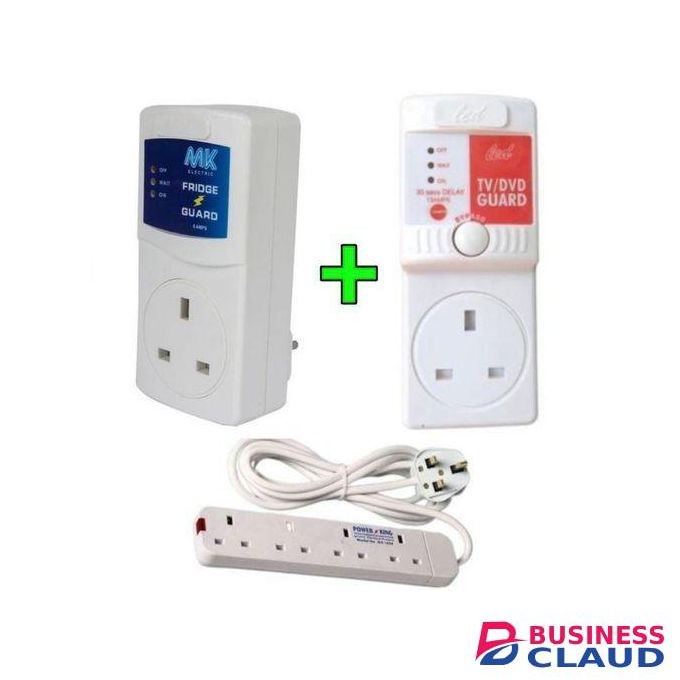 MK AUTOMATIC VOLTAGE GUARD FOR HOME APPLIANCES – PROTECTS TV, FRIDGE, DECODER & MORE