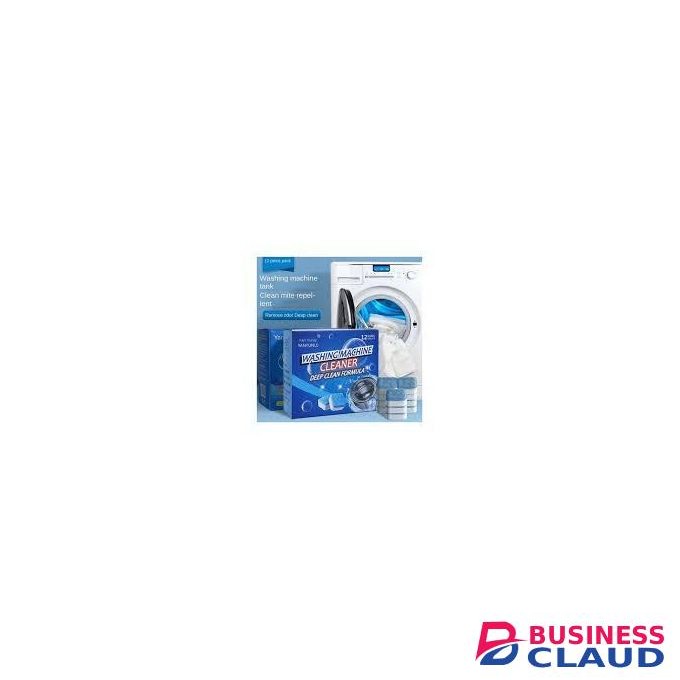 Drum Washing Machine Antibacterial Deep Cleaner Tablets - Powerful Decontamination & Odor Remover - Universal Washer Cleaner - 24 Tablets (2 Sets of 12)