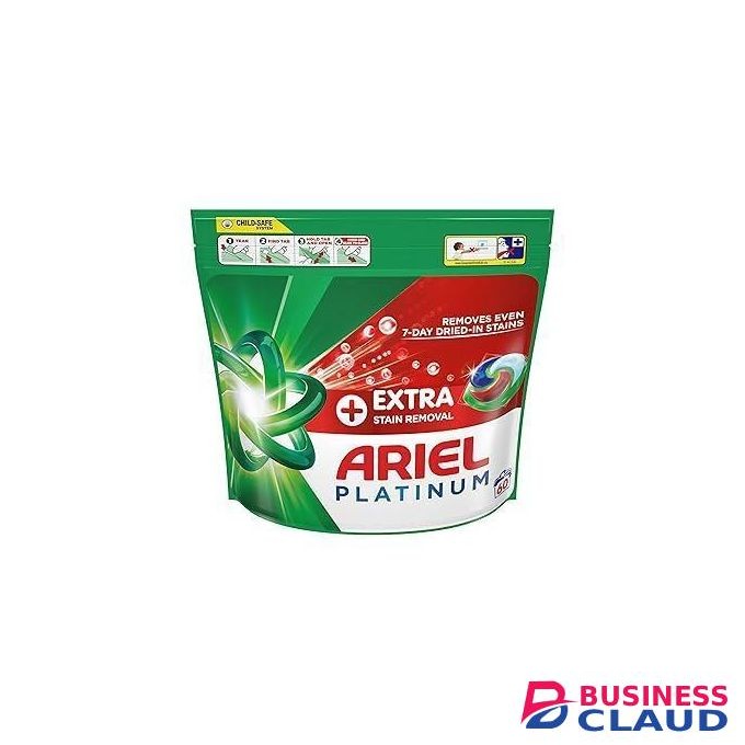 Ariel Platinum POD, Washing Liquid Laundry Detergent Capsules 60 washes +Extra Stain Removal, Remove Even 7-Day Dried-In Stains
