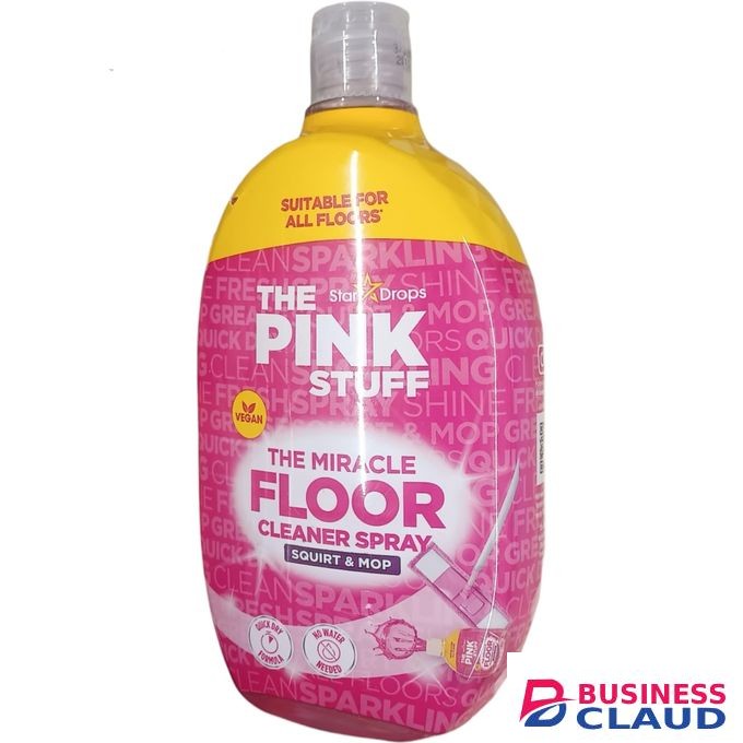 THE PINK STUFF Stardrops THE MIRACLE FLOOR CLEANING SPRAY Squirt & Mop QUICK DRY NO WATER NEEDED ALL FLOORS