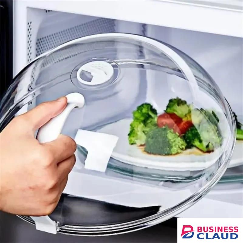 Microwave Food Cover with Steam Vents – BPA-Free Splatter Guard for Microwave Cooking Heat-Resistant and Dishwasher-Safe Fits Most Plate Sizes,Microwave Food Cover with Steam Vents - BPA-Free Splatter Guard for Safe Heating