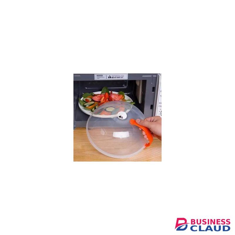 Universal Microwave Plate Cover – BPA-Free Food Splash Guard with Steam Vents