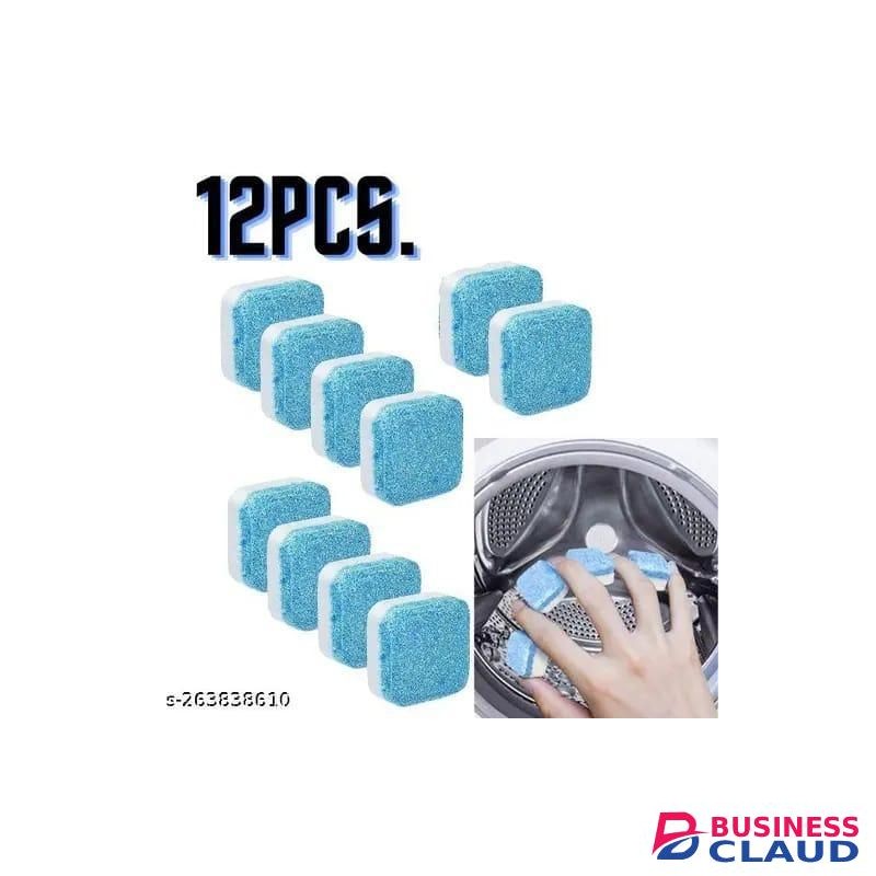 12PCS deep cleaning washing machine Tablets descale, Deodorize and Remove molds