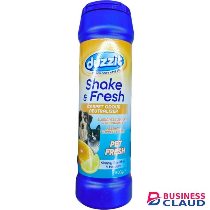 Duzzit Pet Fresh Shake & Fresh Carpet Odour Neutraliser, Eliminates Odour jm