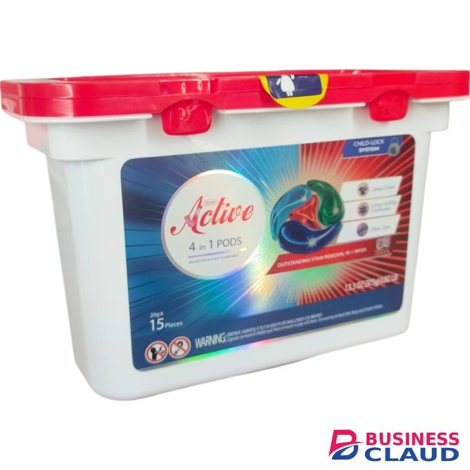 Active Concentrated Stain Removal in 1 Wash Laundry Pods ,