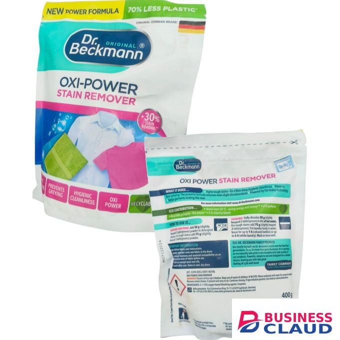 Dr Beckmann Oxi-Power Stain Remover Oxy Active Fabric Machine Wash Astonishing Results