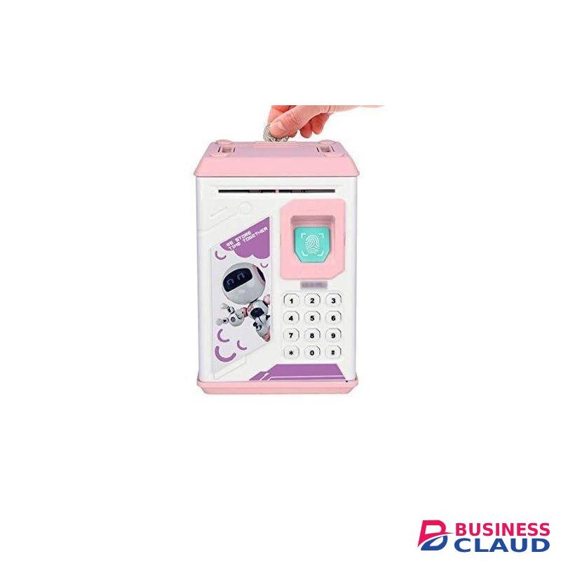 Battery Powered Robot Body Guard Mini Bank ATM Machine