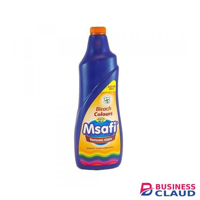 Msafi Color Bleach 600ml – Color-Protecting Disinfectant Bleach, Kills Germs, Stain Removal