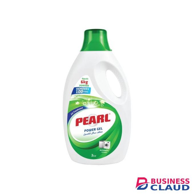Pearl Lavender Laundry Detergent Liquid Gel For Stain Removal With 48 Hours Of Freshness-3 Litre.