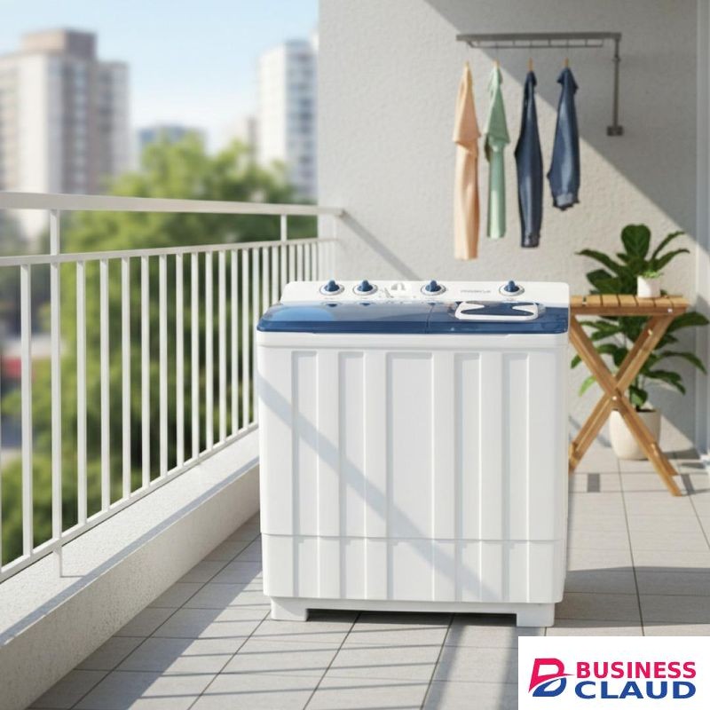 Vision Plus 10KG Twin Tub Top Load Washing Machine - (2YRS WRTY)