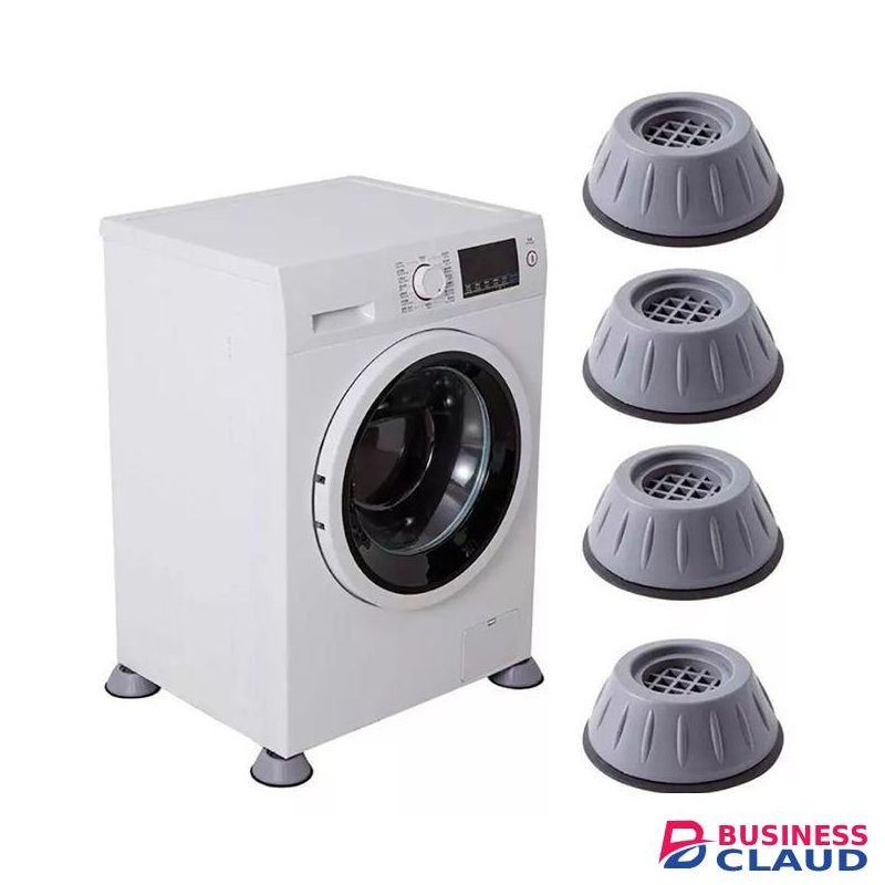 4Pc Washing Machine Antivibration Anti Vibration Pads Shock And Noise Cancellation Pads