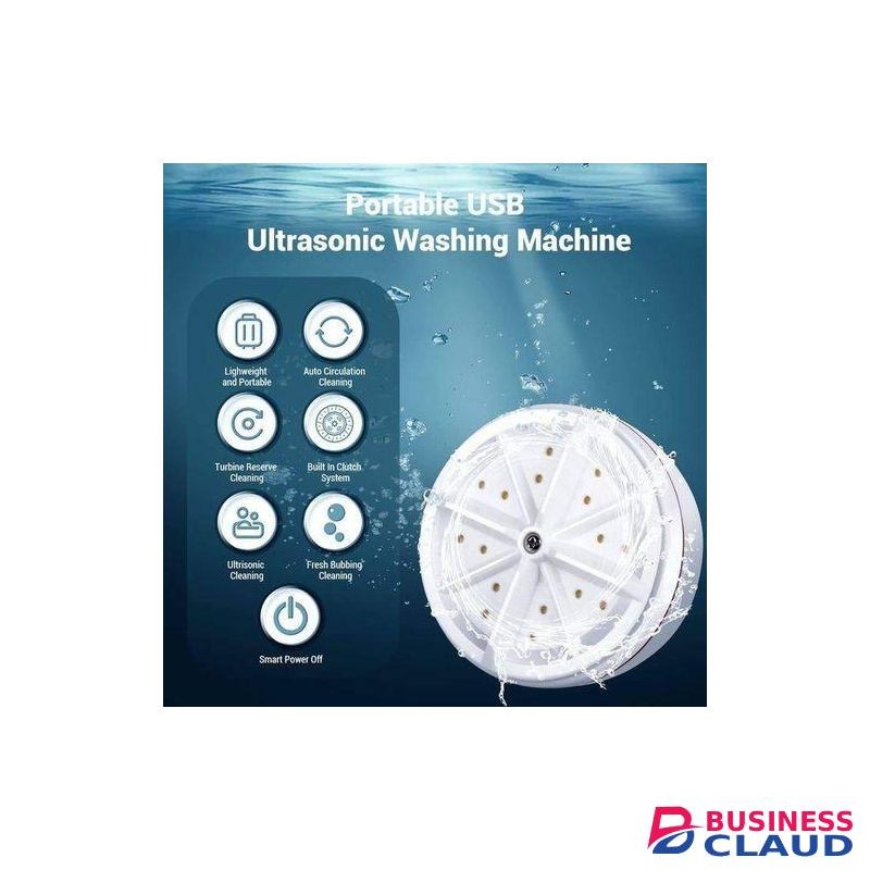 Portable Ultrasonic Mini Washing Machine Dishwasher Turbine