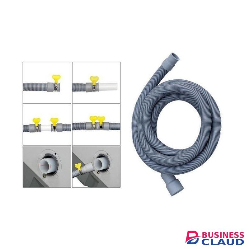 Machines Washing Machine Water Outlet / Draining Extension Hose Pipe- 3metres