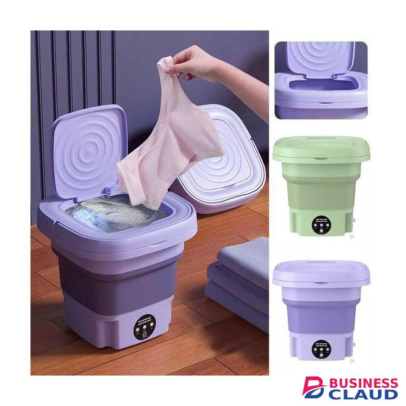 Washing Machine Portable,Foldable Spin Dryer For Camping,Travel,Small Spaces,Light garments