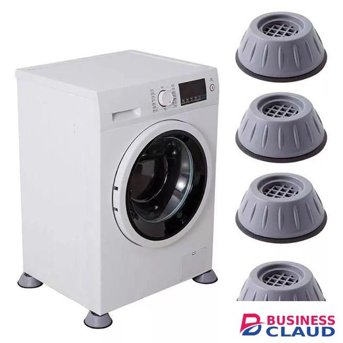 Washing Machine Anti-Vibration Pads Shock And Noise Cancellation Pads 4PCS Washing Machine Antivibration Pads Stops Moving - Prevents Noise, Vibration Transfer