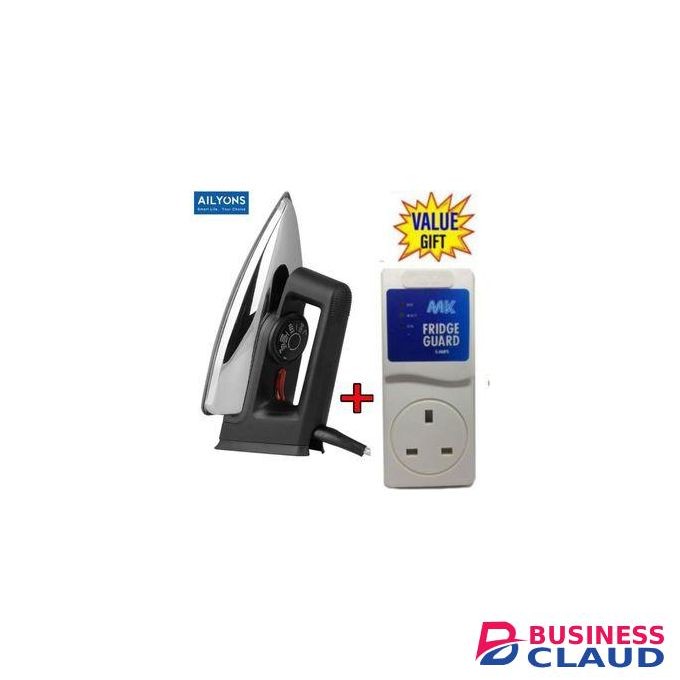 AILYONS Affordable Electric Dry Iron Box+Free Fridge Guard