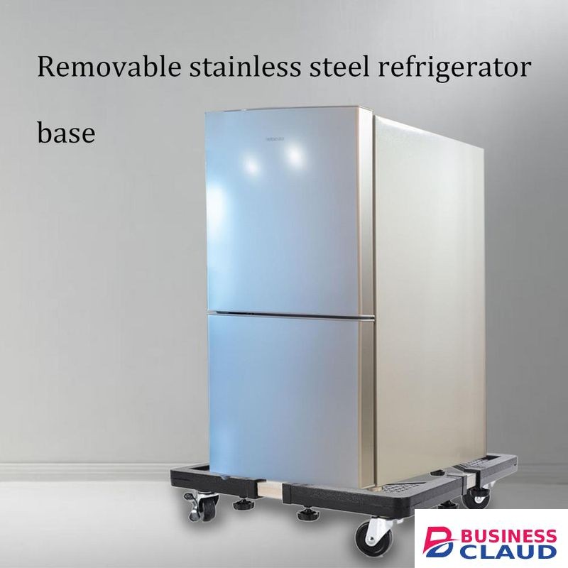 Adjustable Fridge and Washing Machine Base Stand – Heavy Duty Movable Support Rack for Home Appliances (9.5–12cm Height, 45–68cm Adjustable Length & Width, 500kg Load Capacity)
