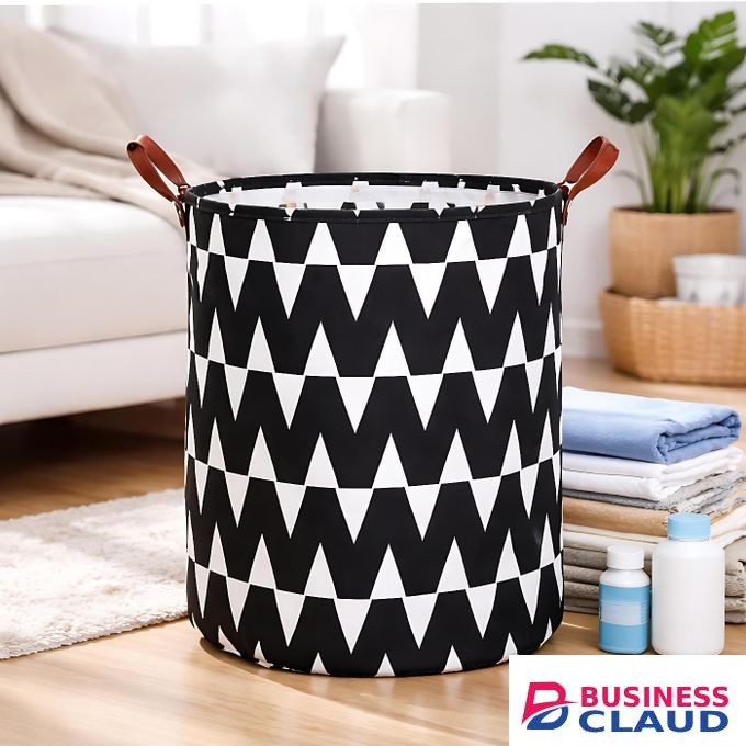 Dirty Laundry Basket Cow Print Storage Baskets with Handles for Laundry, Toys, Clothes & Home Organization