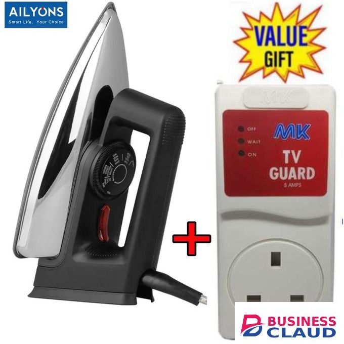 AILYONS Electric Dry Iron Box + TV Guard
