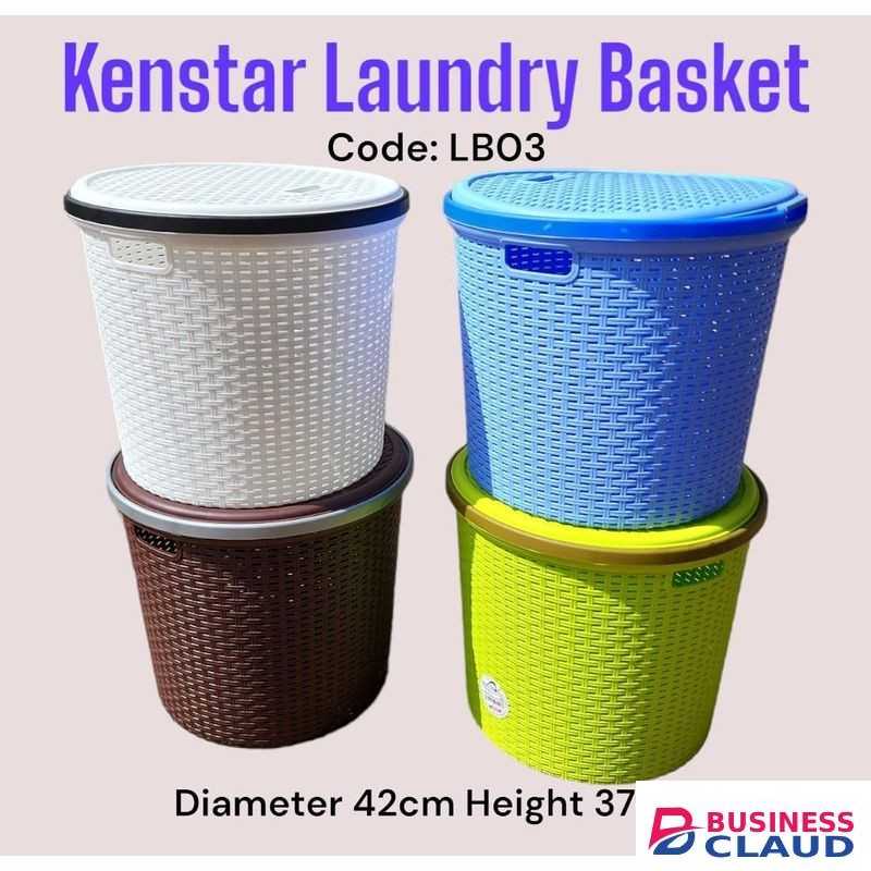1PC Round Large Plastic Multipurpose / Laundry Basket