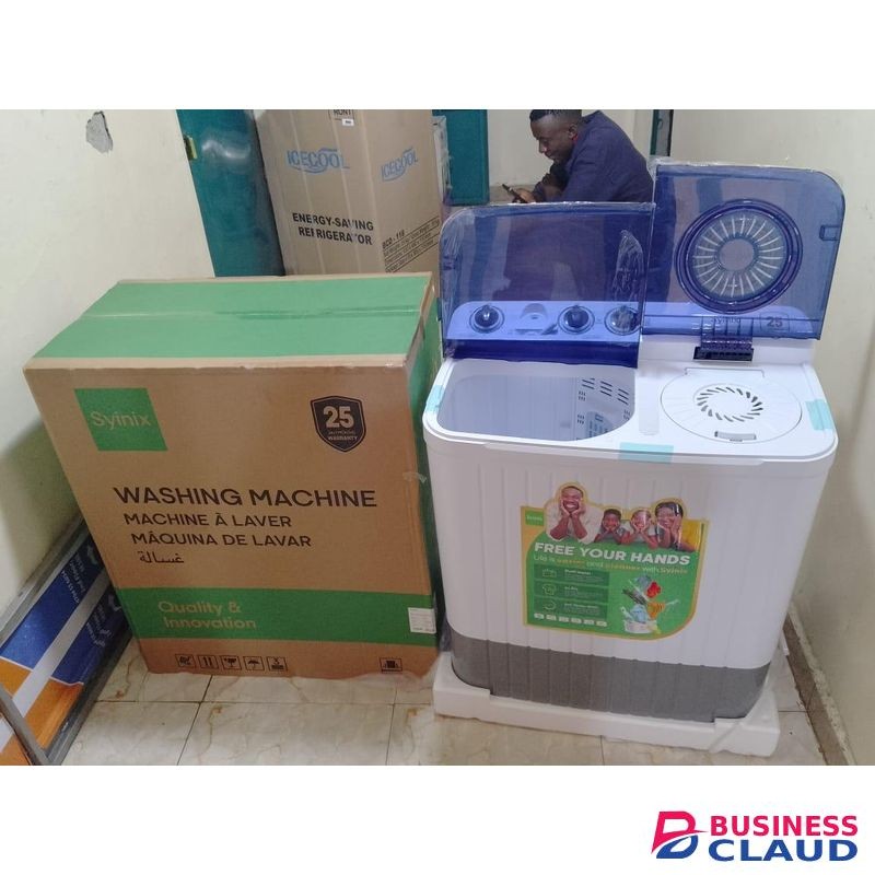 Synix 10kg Twin Tub Washing Machine-Semi Automatic