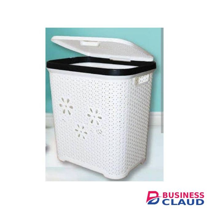 Multi Purpose Laundry Basket Rectangular- White